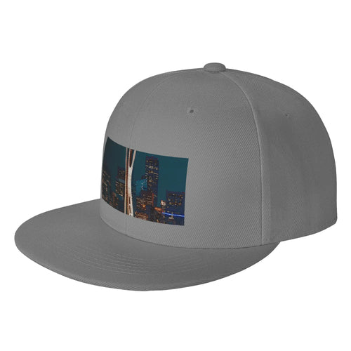 Seattle USA City Workwear Style Snapback Cap