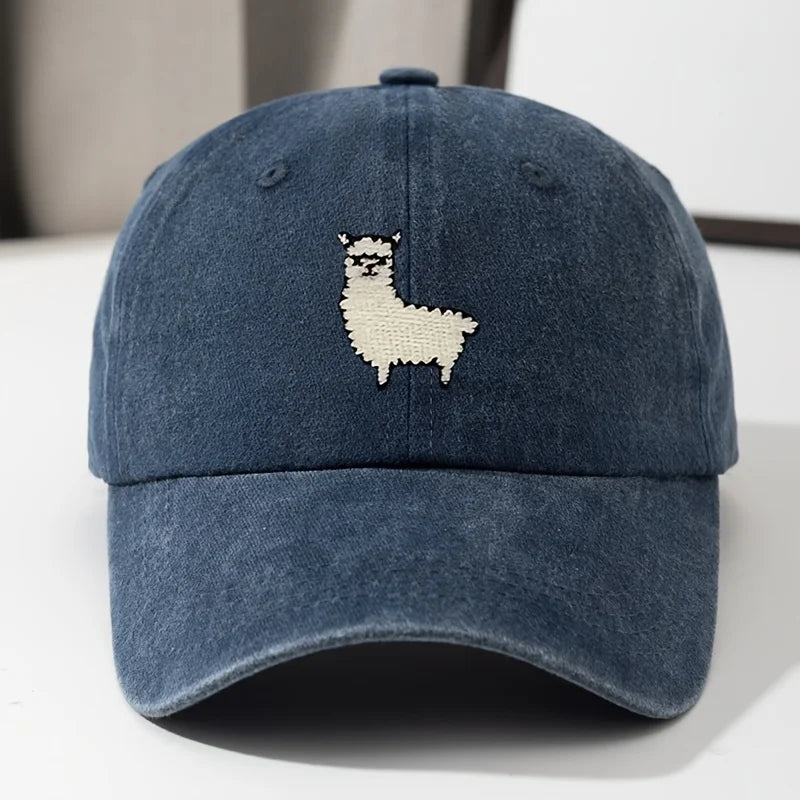 Cute Sheep Pattern Baseball Hat For Men And Women