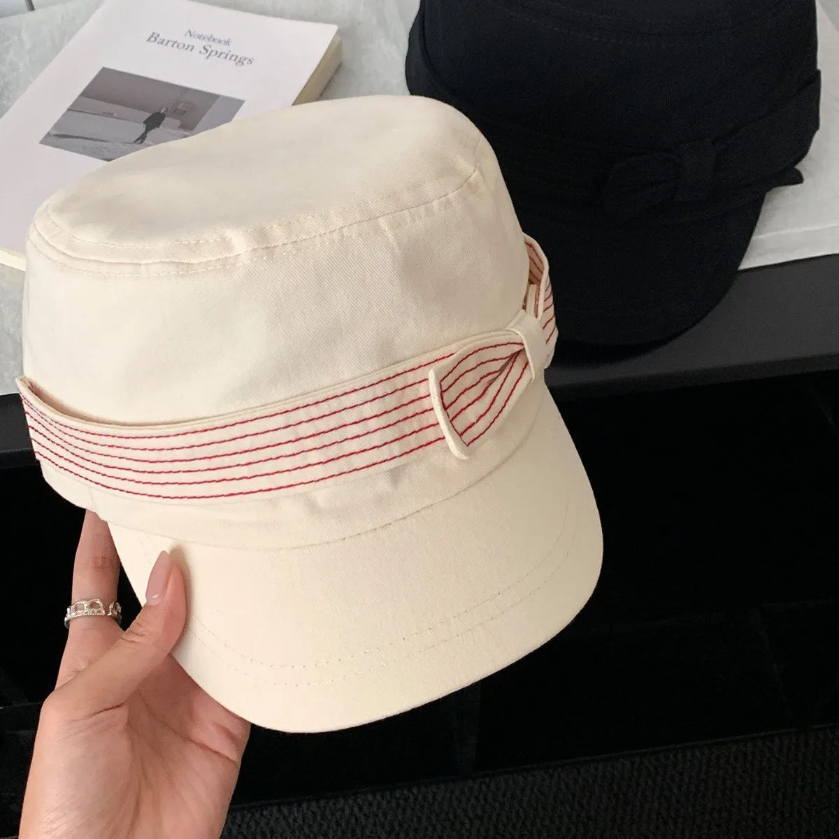 Cotton Pile Fisherman's Hat For Women Japanese Beanie Soft 56-58cm