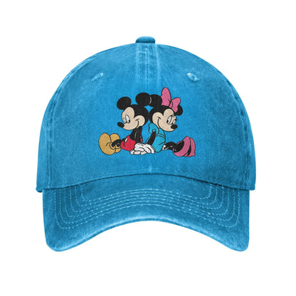 Mickey Minnie Washed Streetwear Baseball Cap