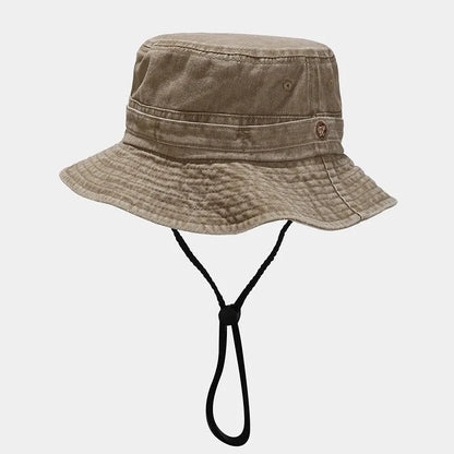 Cotton Solid Color Bucket Hat