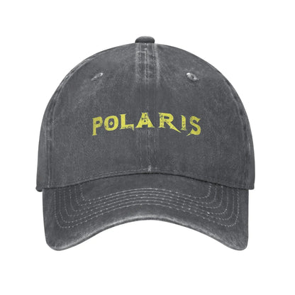 Polaris Logo Casual Denim Baseball Cap Hat