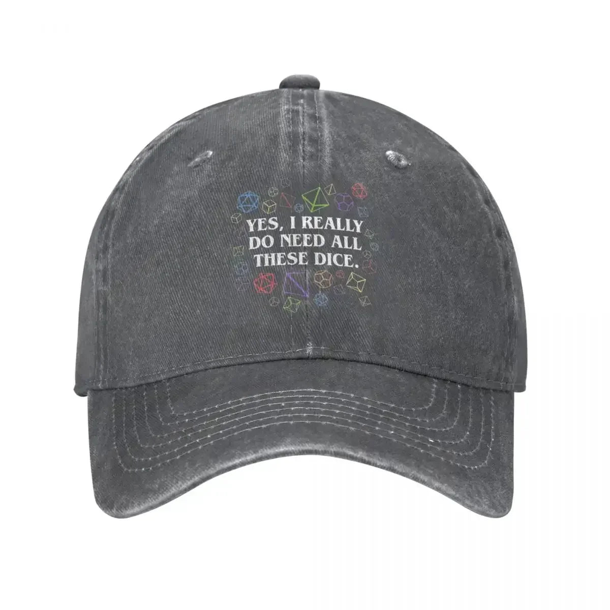 Dungeon And Dragon Dice Vintage Baseball Cap