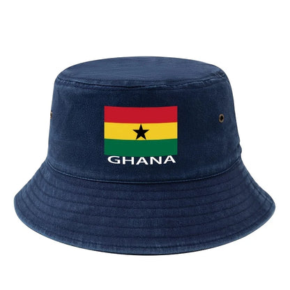Football Event 2026 Printed Ghana Flag Bucket Hat