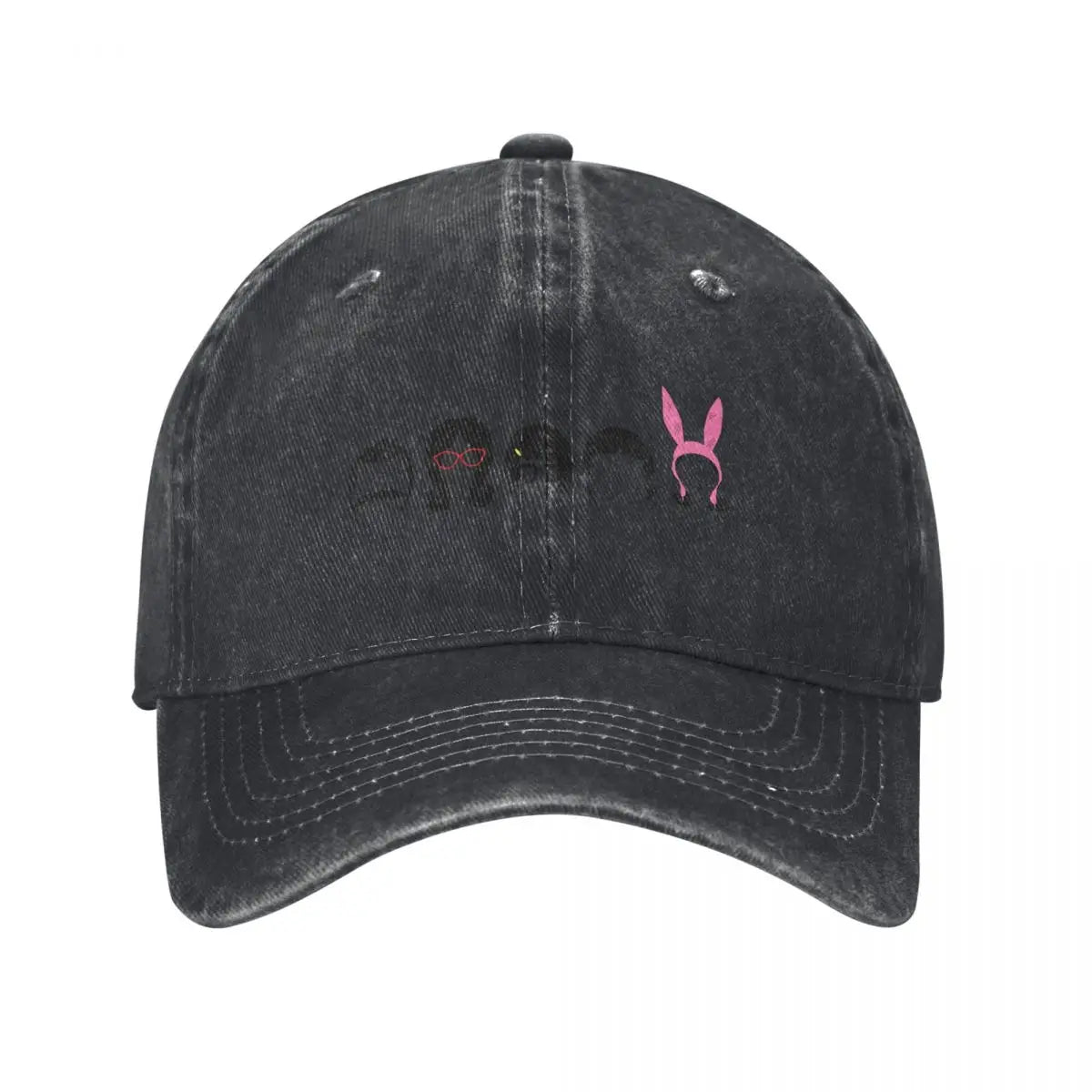The Belcher Family Designer Black Golf Baseball Cap