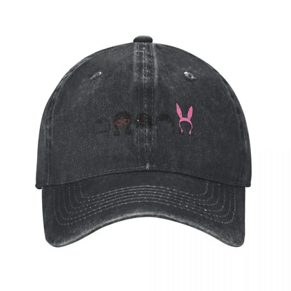 The Belcher Family Designer Black Golf Baseball Cap