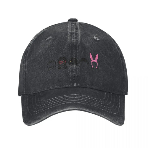The Belcher Family Designer Black Golf Baseball Cap