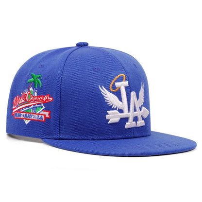LA Wings Embroidered Mesh Snapback Cap