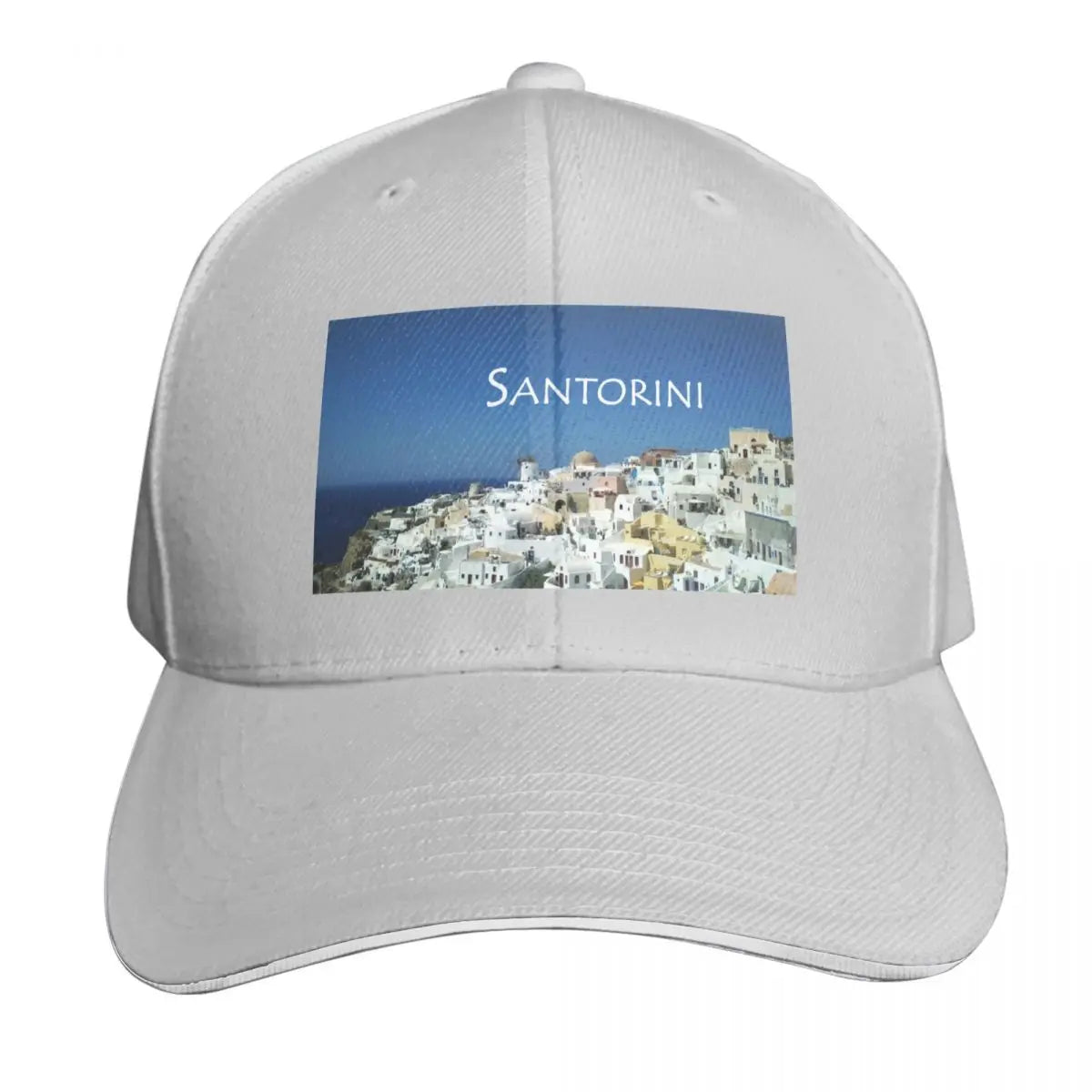 Santorini World's Best Places Baseball Cap