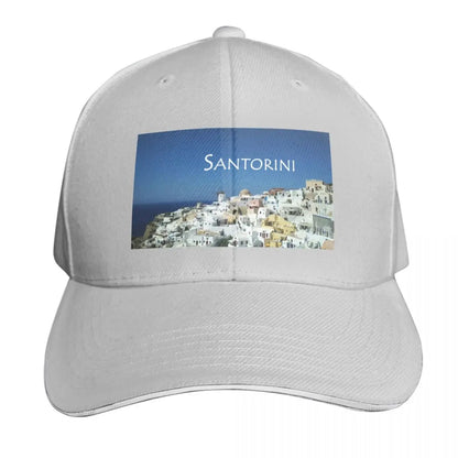 Santorini World's Best Places Baseball Cap