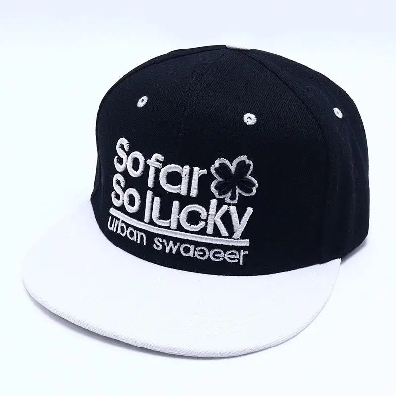 Adjustable Letter Embroidered Unisex Hip-Hop Snapback Cap