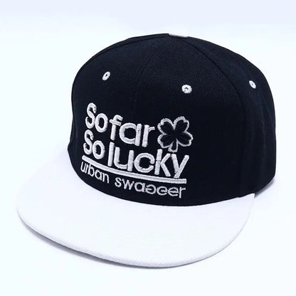 Adjustable Letter Embroidered Unisex Hip-Hop Snapback Cap