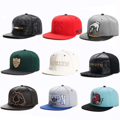 Letter Embroidered Breathable Mesh Snapback Cap