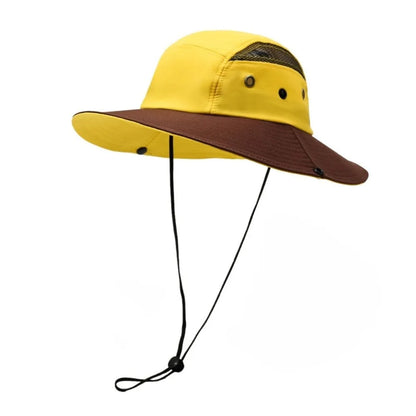 Foldable Wide Brim Quick-Dry UV Protection Bucket Hat