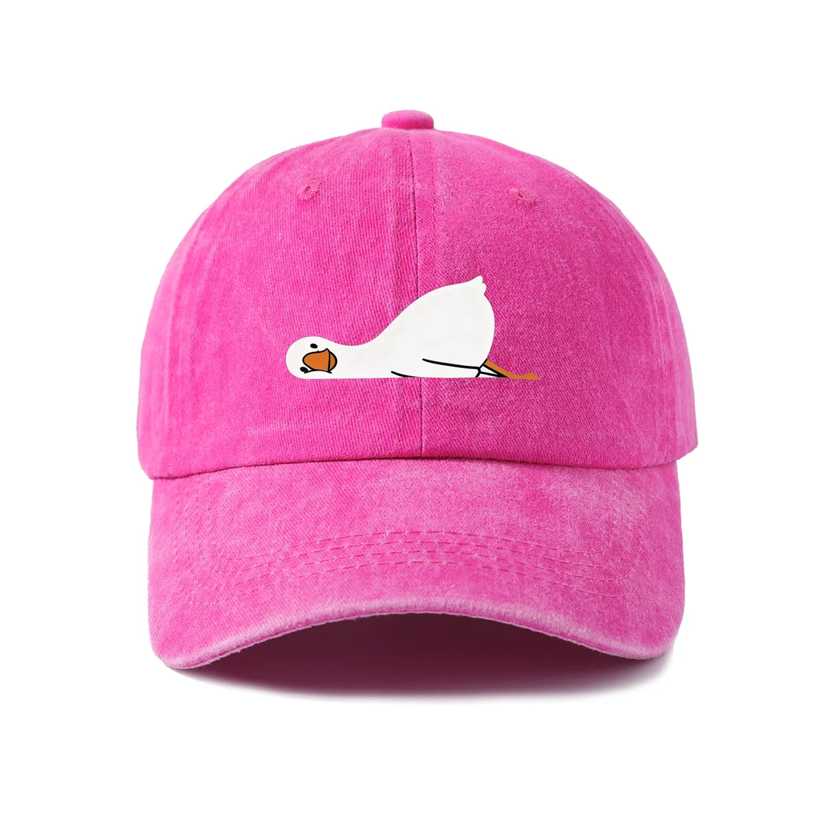 Fried Egg Graphic Vintage Washed Baseball Cap