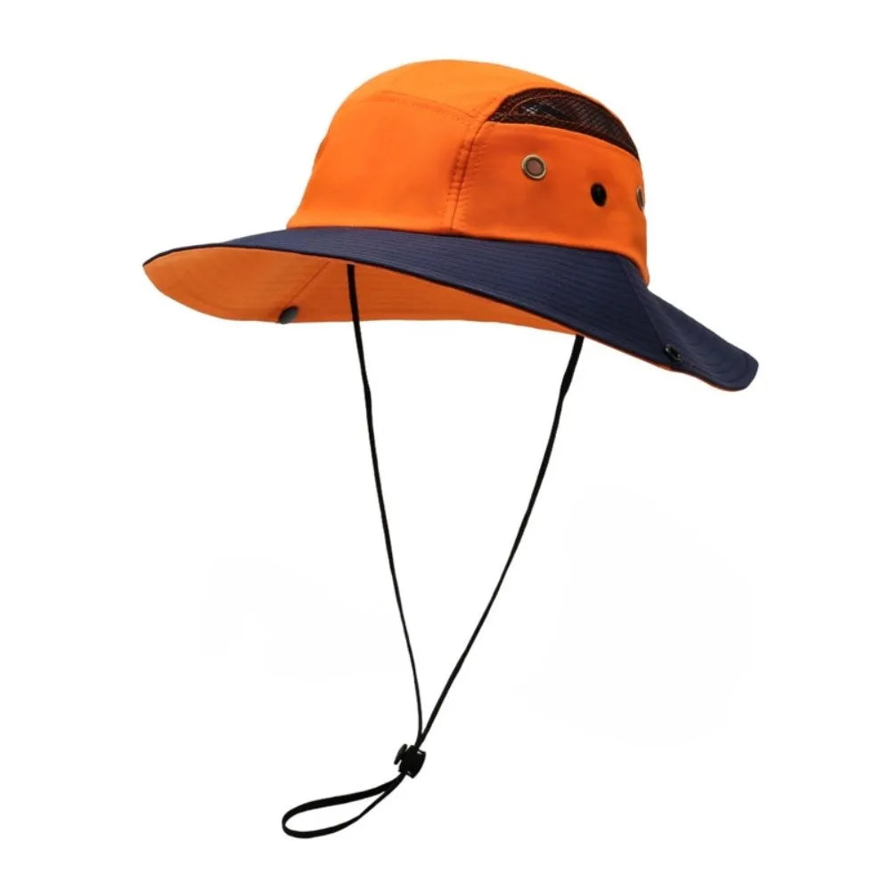 Foldable Wide Brim Quick-Dry UV Protection Bucket Hat
