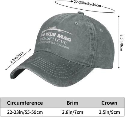 300 Win Mags Long Distance Baseball Cap
