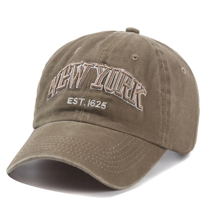 2026 New York Washed Cotton Cap For Men Women