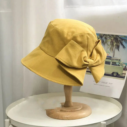 Women Cotton Fabric Cotton Bucket Hats