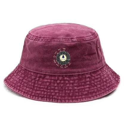 Customize Washed Bucket Hat Vintage Fishing Hat
