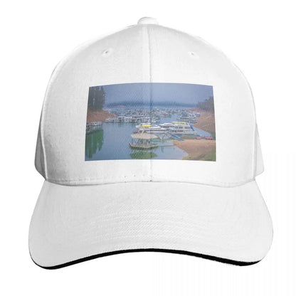 Fog Over Lake Eildon Vintage Retro Baseball Cap