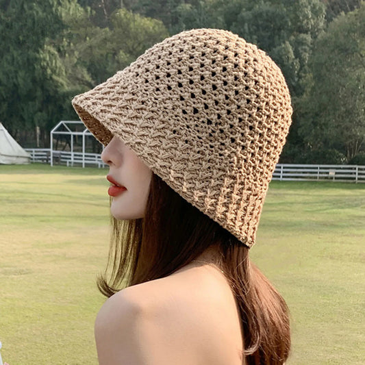 Hollow Out Breathable Summer Bucket Hat