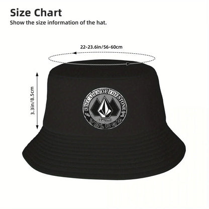 Volcom Logo Printed Summer Beach Bucket Hat