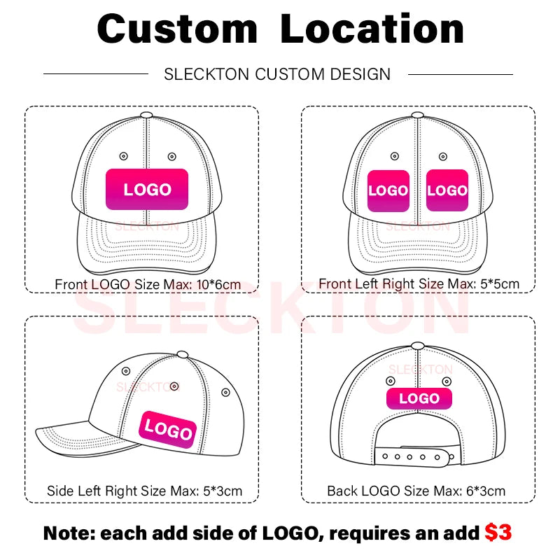 Custom Logo Embroidered Trucker Snapback Cap