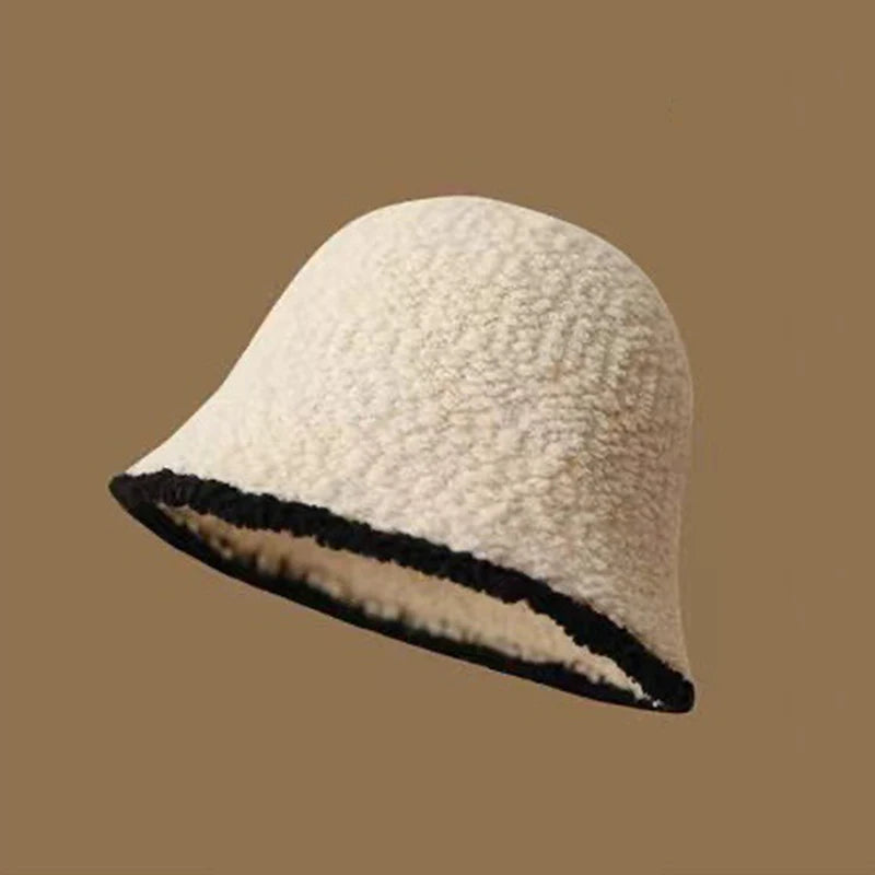 Women's Color Block Knit Fisherman Bucket Hat