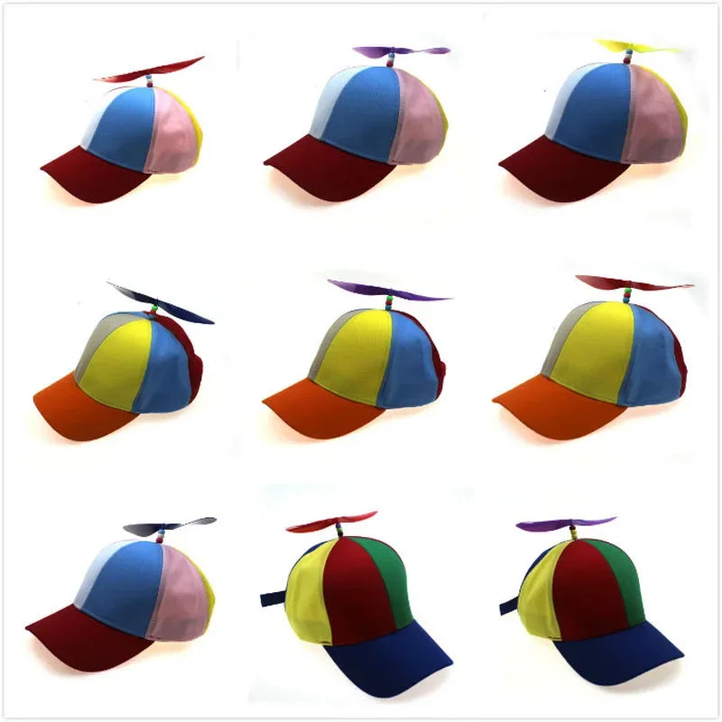 Fashion Colorful Bamboo Dragonfly Patchwork Baseball Cap Adult Size 52-61Cm