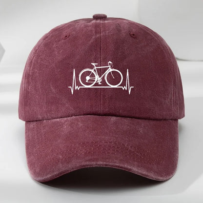Bicycle Print Outdoor Sports Baseball Cap