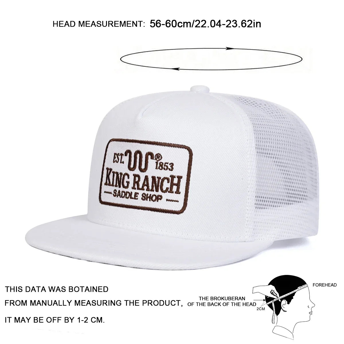 KING RANCH Embroidery Outdoor Snapback Cap