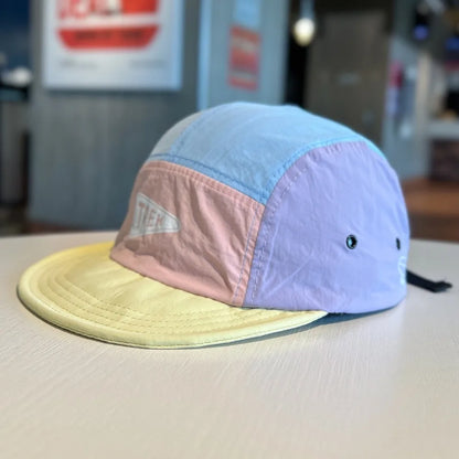 5 Panel Short Brim Embroidered Baseball Cap Ladies' Sun Hat, Quick Dry Breathable Mesh, Lightweight, Stylish Versatile Cap