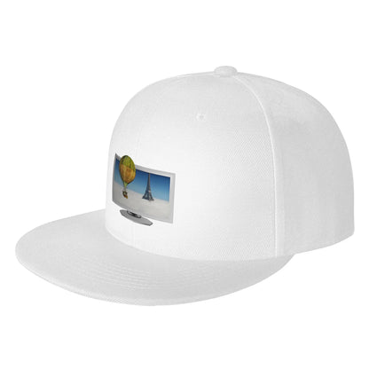Fashion 3D TV Commuting Snapback Cap
