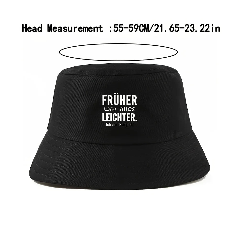 German Quote All-Season Bucket Hat