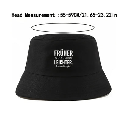 German Quote All-Season Bucket Hat