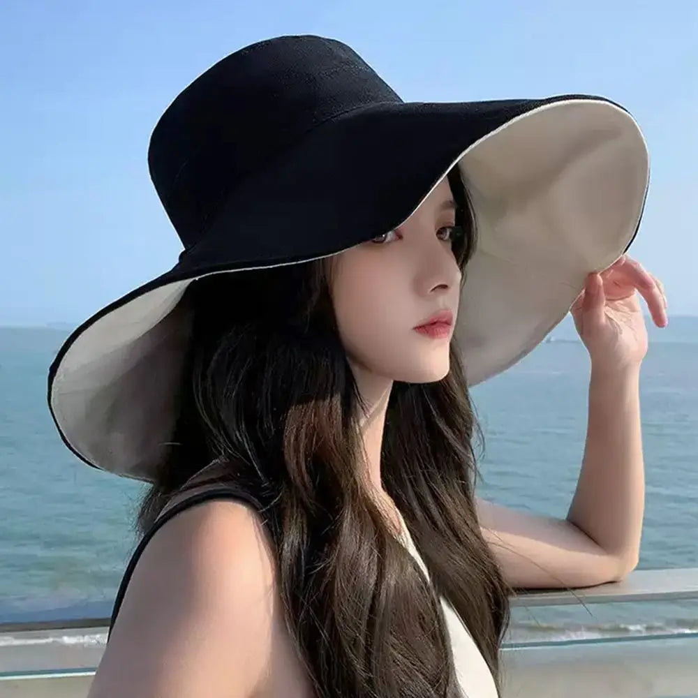 Spring Summer Double Sided Bucket Hat Big