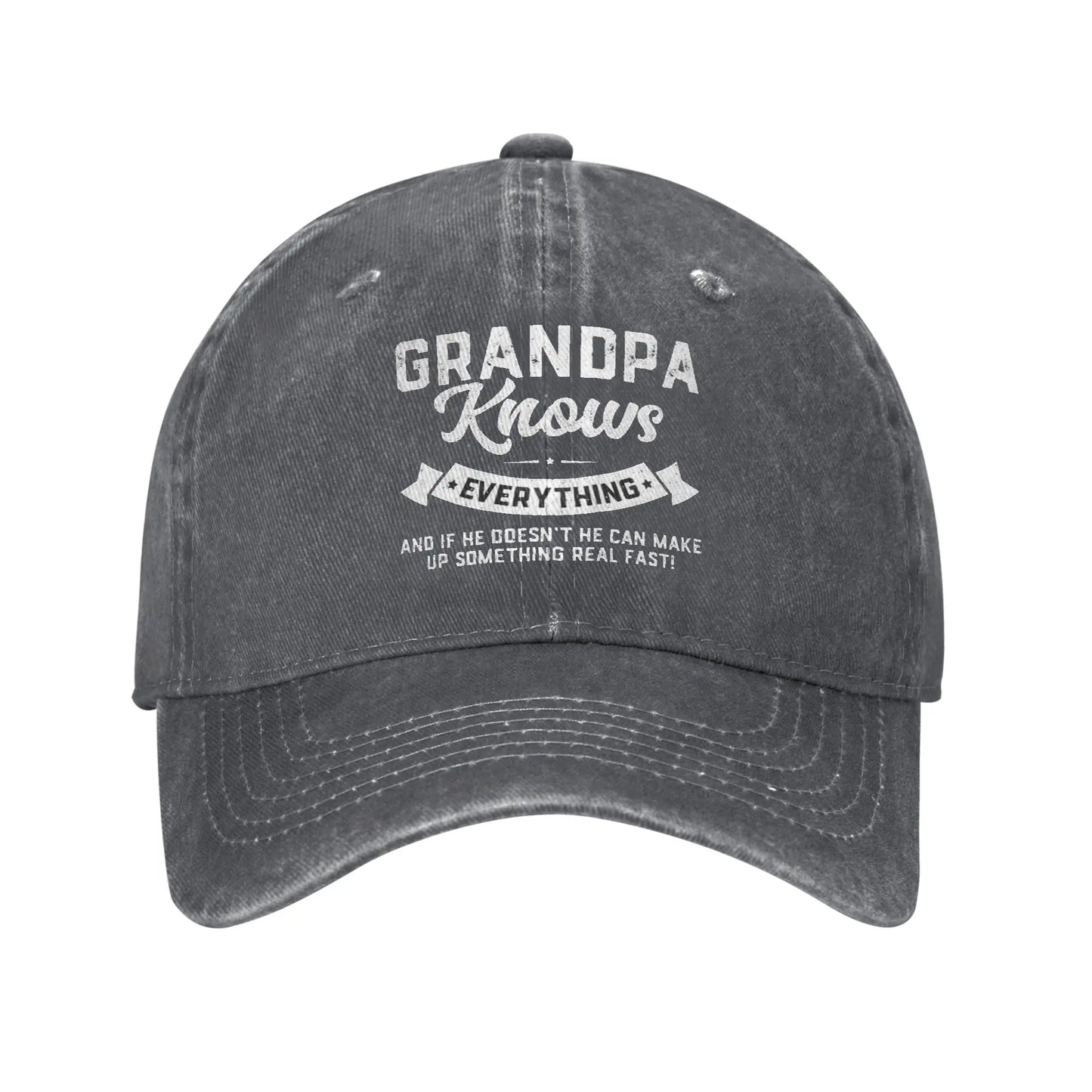 Grandpa Knows Everything Baseball Cap