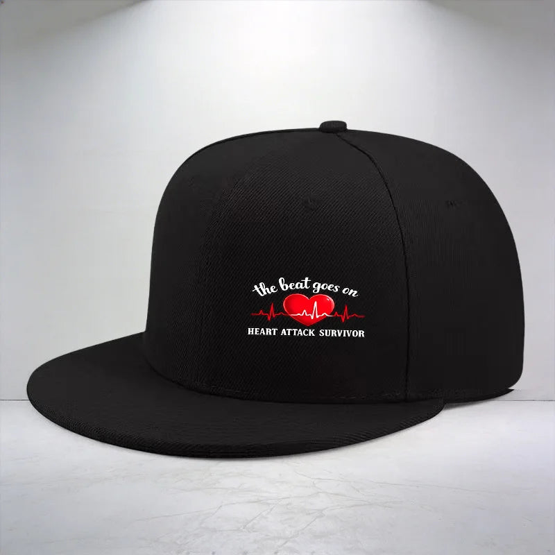 2.54 Cm The Beat Goes On Heart Cap