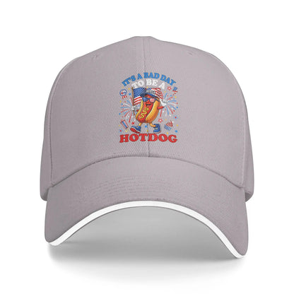 Bad Day To Be A Hot Dog Baseball Cap