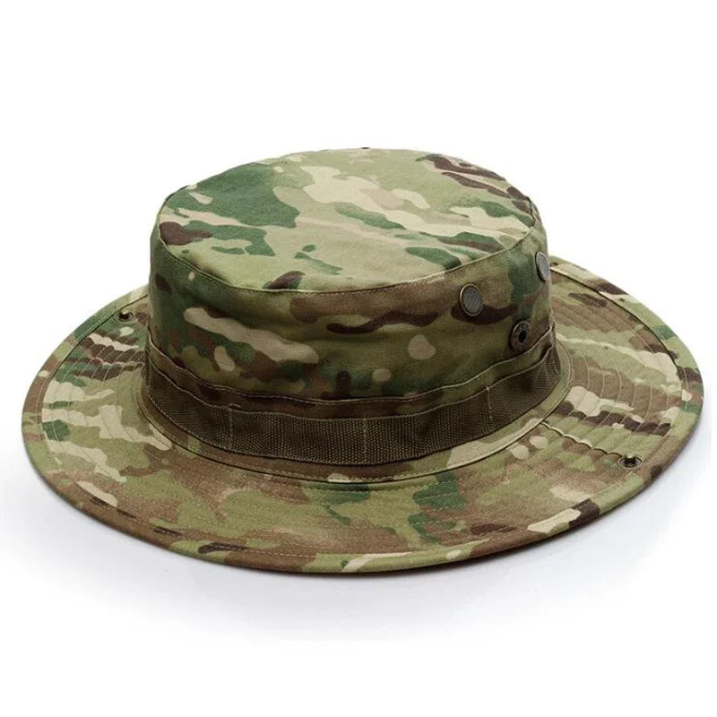Woodland Camouflage Tactical Outdoor Boonie Bucket Hat