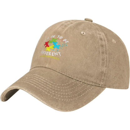 Autism Awareness It's Okay To Be Different Baseball Cap