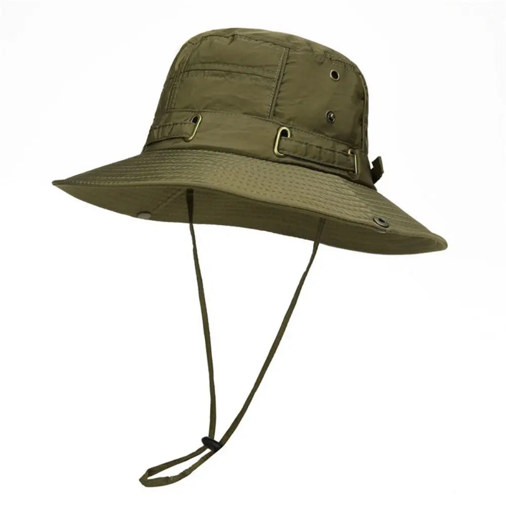 Wide Brim UV Protection Travel Bucket Hat