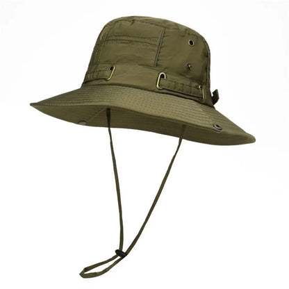 Wide Brim UV Protection Travel Bucket Hat