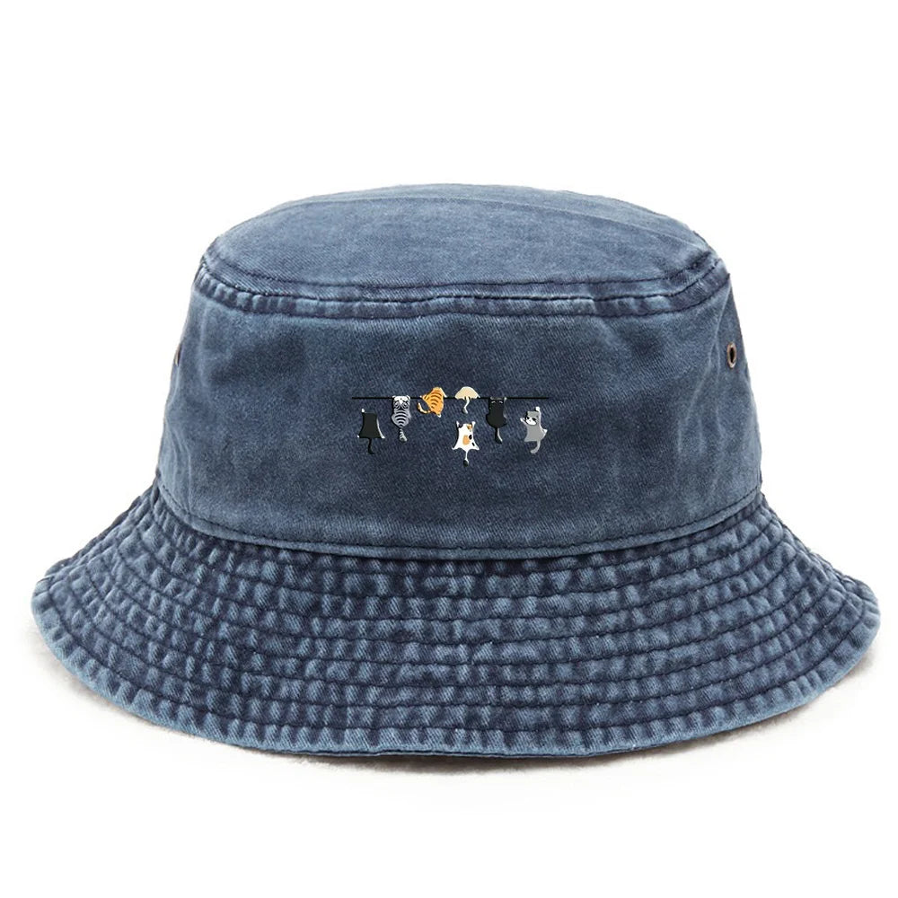 Fashionable Foldable Bucket Hat Outdoor Holiday Cap