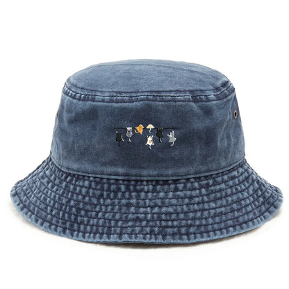 Fashionable Foldable Bucket Hat Outdoor Holiday Cap