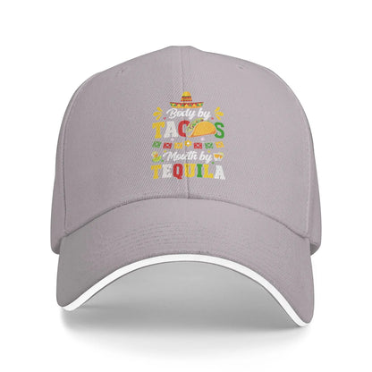 Tacos Tequila Sombrero Baseball Cap