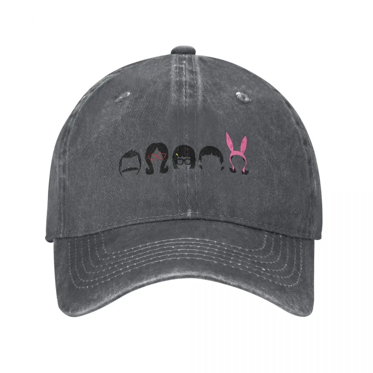 The Belcher Family Designer Black Golf Baseball Cap