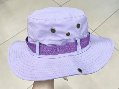 Reversible Foldable Wide Brim Fishing Bucket Hat