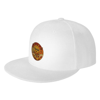 Retro Santa Christmas Holiday Vibes Snapback Cap